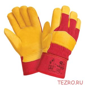 Кожаныекомбинированныеутепленныеперчатки"TZ Siberia"